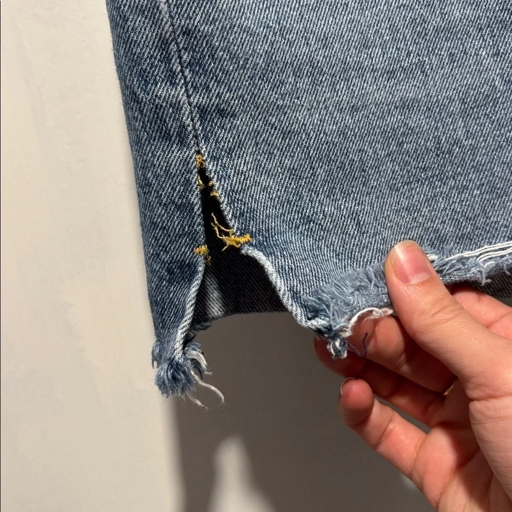 AGOLDE Dee denim shorts